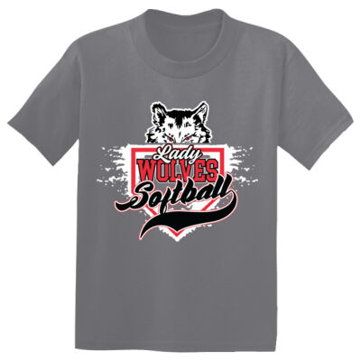 PC Lady Wolves Softball 2026 - Youth PosiCharge ® Competitor Tee Thumbnail