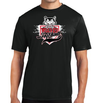 PC Lady Wolves Softball 2026 - Tall PosiCharge ® Competitor Tee Thumbnail