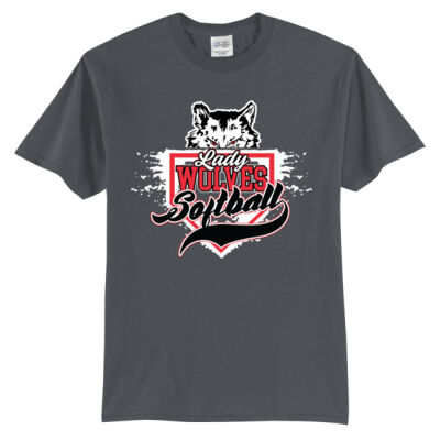 PC Lady Wolves Softball 2026 - Tall Core Blend Tee Thumbnail