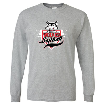 PC Lady Wolves Softball 2026 - DryBlend® 50/50 Long Sleeve T-Shirt Thumbnail