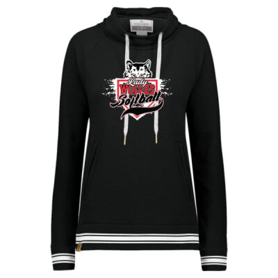 PC Lady Wolves Softball 2026 - Women's All-American Fleece Funnel Neck Sweatshirt Thumbnail