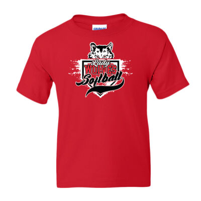 PC Lady Wolves Softball 2026 - DryBlend® Youth T-Shirt Thumbnail