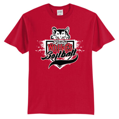PC Lady Wolves Softball 2026 - Tall Core Blend Tee Thumbnail