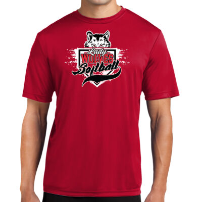 PC Lady Wolves Softball 2026 - Tall PosiCharge ® Competitor Tee Thumbnail