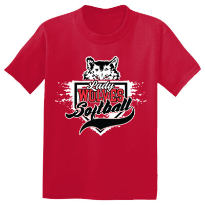 PC Lady Wolves Softball 2026 - Youth PosiCharge ® Competitor Tee Thumbnail