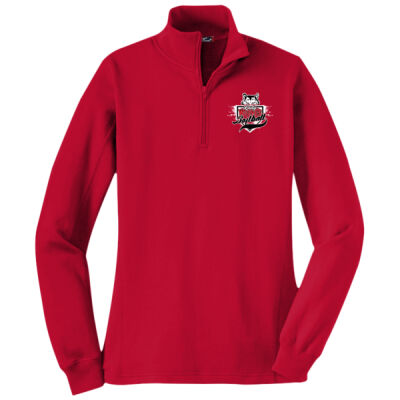 PC Lady Wolves Softball 2026 - Women's 1/4 Zip Sweatshirt Thumbnail