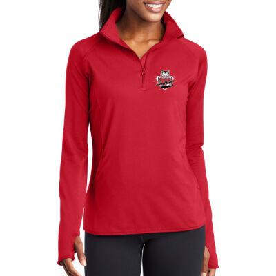 PC Lady Wolves Softball 2026 - Women's Sport Wick ® Stretch 1/4 Zip Pullover Thumbnail